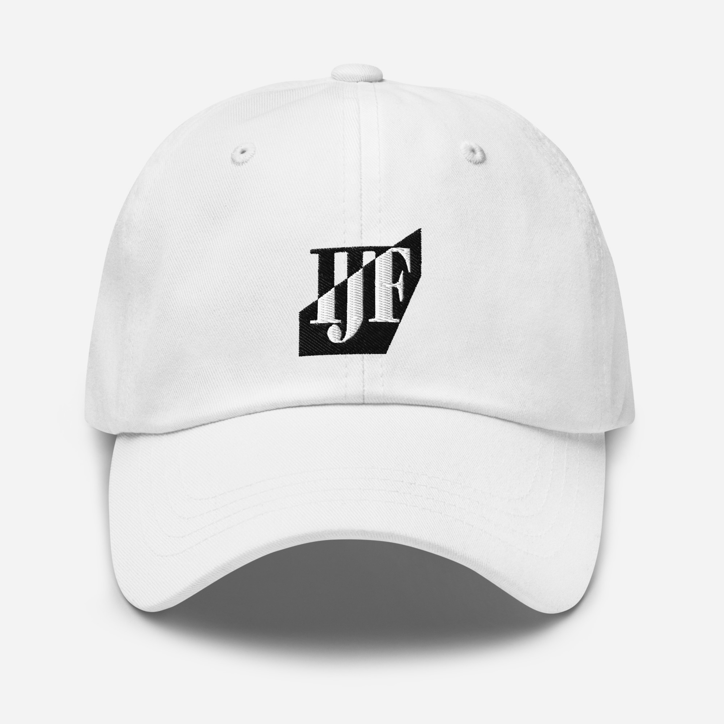 IJF Logo White Baseball Cap