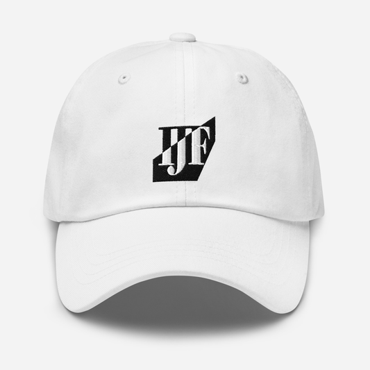 IJF Logo White Baseball Cap