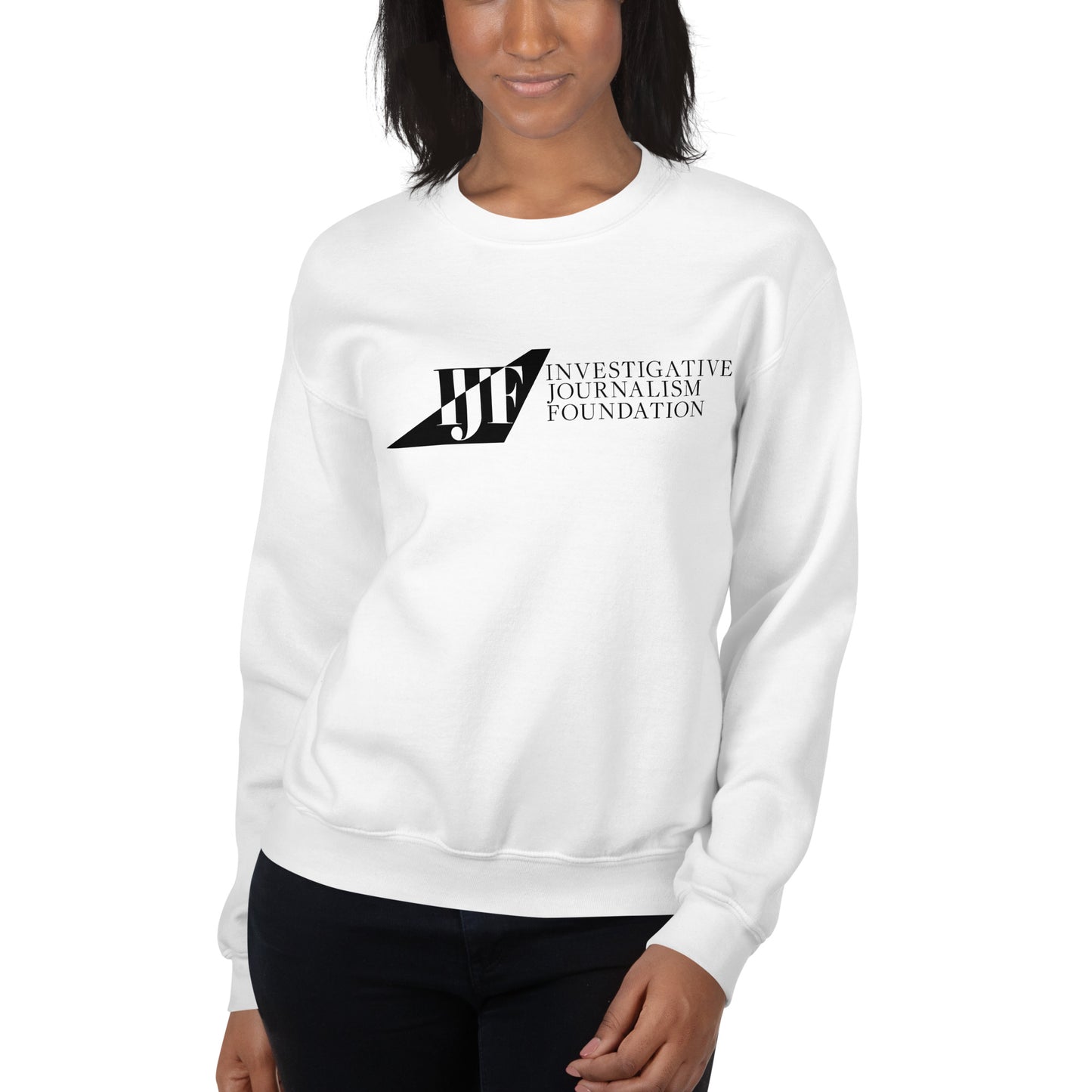 IJF Logo White Sweatshirt